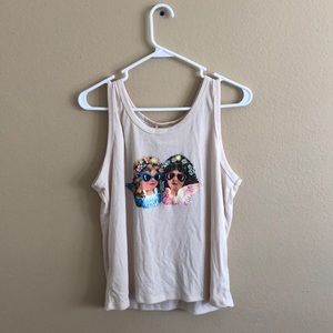Cherub/Angel Sunglasses Tank Top